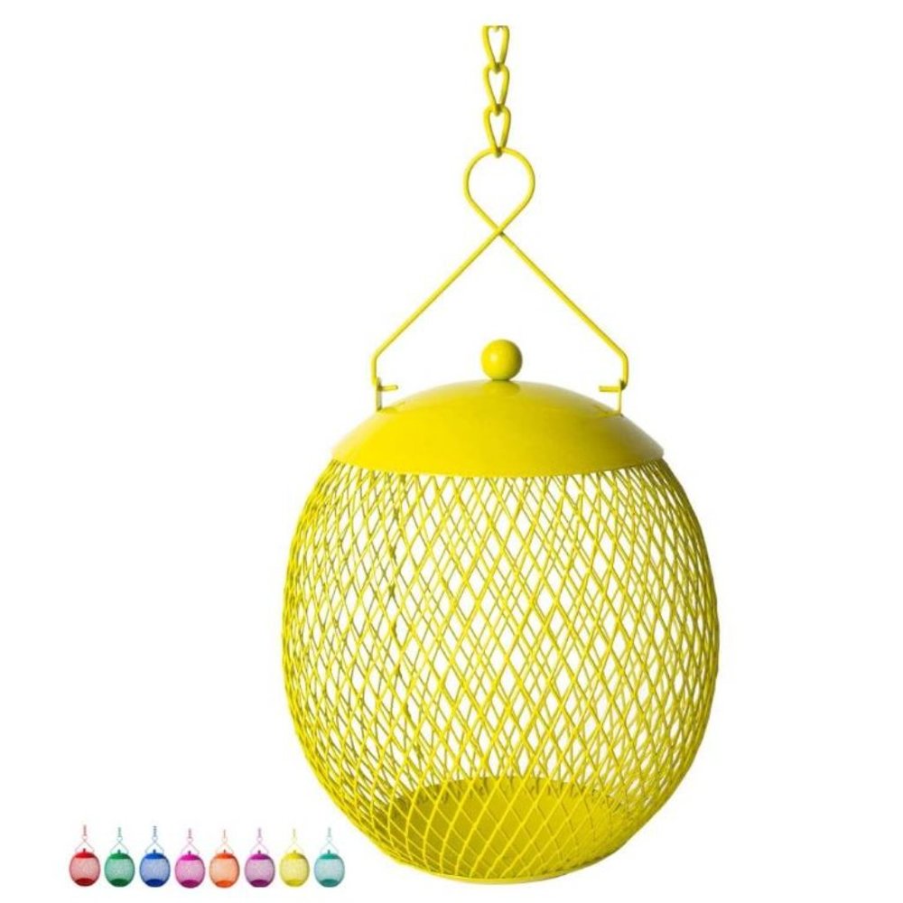 NWT- Globe Bird Feeder - Yellow